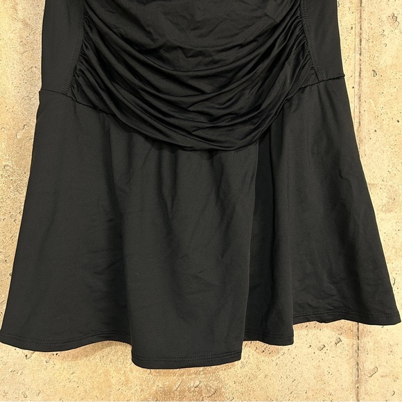 La Blanca black skirt one piece swim suit with built in padding 20w - Picture 2 of 12